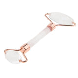 Max Double Heads Natural Jade Stone Facial Massage Roller Wheel Neck Massager 03