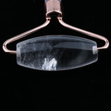 Max Double Heads Natural Jade Stone Facial Massage Roller Wheel Neck Massager 03