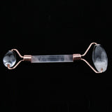 Max Double Heads Natural Jade Stone Facial Massage Roller Wheel Neck Massager 03