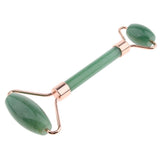 Max Double Heads Natural Jade Stone Facial Massage Roller Wheel Neck Massager 04
