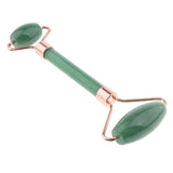 Max Double Heads Natural Jade Stone Facial Massage Roller Wheel Neck Massager 04