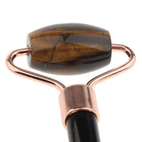 Max Double Heads Natural Jade Stone Facial Massage Roller Wheel Neck Massager 05