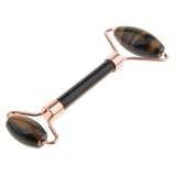 Max Double Heads Natural Jade Stone Facial Massage Roller Wheel Neck Massager 05