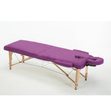 Acupuncture Massage Table Bed Fitted Pad Face Cradle Hand Pillow Cover Purple