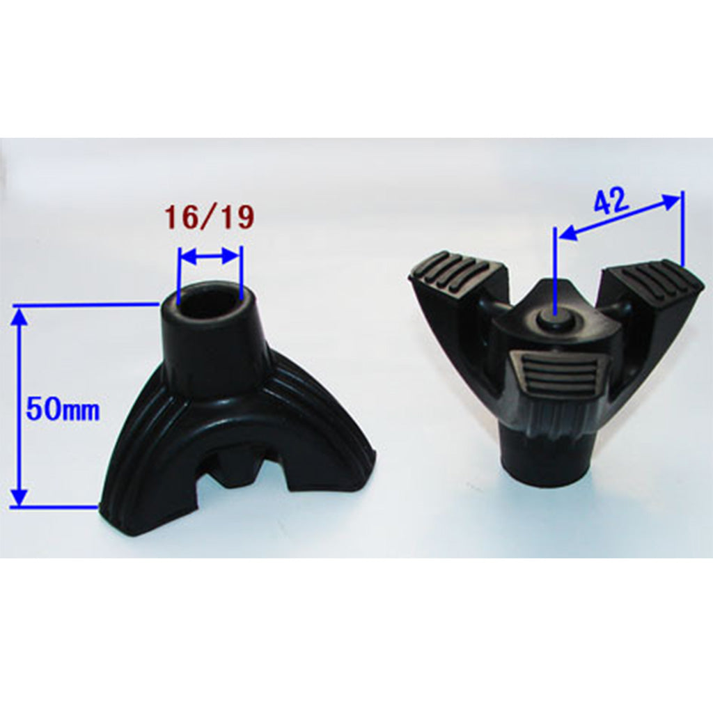 Tripod Anti Slip Rubber Replacement Tip For Cane Walking Stick Crutches 16mm