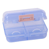 Max Maxb Portable 7 Day Pill Organizer Storage Box Medicine Container Case  Blue