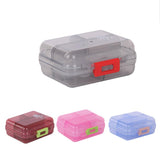 Max Maxb Portable 7 Day Pill Organizer Storage Box Medicine Container Case  Blue