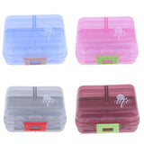 Max Maxb Portable 7 Day Pill Organizer Storage Box Medicine Container Case  Blue