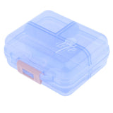 Max Maxb Portable 7 Day Pill Organizer Storage Box Medicine Container Case  Blue