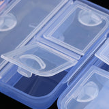 Max Maxb Portable 7 Day Pill Organizer Storage Box Medicine Container Case  Blue