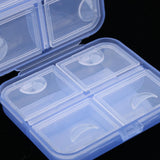 Max Maxb Portable 7 Day Pill Organizer Storage Box Medicine Container Case  Blue