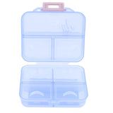 Max Maxb Portable 7 Day Pill Organizer Storage Box Medicine Container Case  Blue