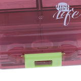 Max Maxb Portable 7 Day Pill Organizer Storage Box Medicine Container Case  Wine Red