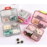 Max Maxb Portable 7 Day Pill Organizer Storage Box Medicine Container Case  Wine Red
