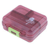 Max Maxb Portable 7 Day Pill Organizer Storage Box Medicine Container Case  Wine Red