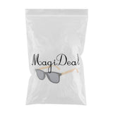 Max Maxb Bamboo Wood Legs Sunglasses Fashion Eyeglasses Eyewear for Women Men Black