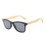 Max Maxb Bamboo Wood Legs Sunglasses Fashion Eyeglasses Eyewear for Women Men Black