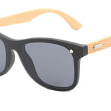 Max Maxb Bamboo Wood Legs Sunglasses Fashion Eyeglasses Eyewear for Women Men Black
