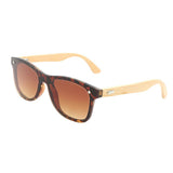 Max Maxb Bamboo Wood Legs Sunglasses Fashion Eyeglasses Eyewear for Women Men Tea