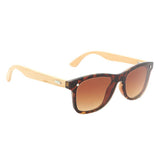 Max Maxb Bamboo Wood Legs Sunglasses Fashion Eyeglasses Eyewear for Women Men Tea