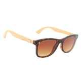 Max Maxb Bamboo Wood Legs Sunglasses Fashion Eyeglasses Eyewear for Women Men Tea