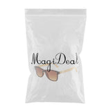 Max Maxb Bamboo Wood Legs Sunglasses Fashion Eyeglasses Eyewear for Women Men Tea