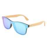 Bamboo Wood Legs Sunglasses Fashion Eyeglasses Eyewear for Women Men Green