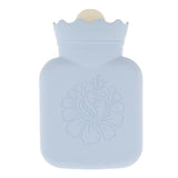 Max Maxb 350ML Portable Durable Silicone Hot & Cold Water Bottle with Knitwear Blue