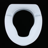 Max Maxb Toilet Seat Riser Raised Safety Chair Elongated Lifter Extender 4 Inch White