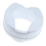 Max Maxb Toilet Seat Riser Raised Safety Chair Elongated Lifter Extender 4 Inch White