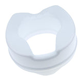 Max Maxb Toilet Seat Riser Raised Safety Chair Elongated Lifter Extender 4 Inch White