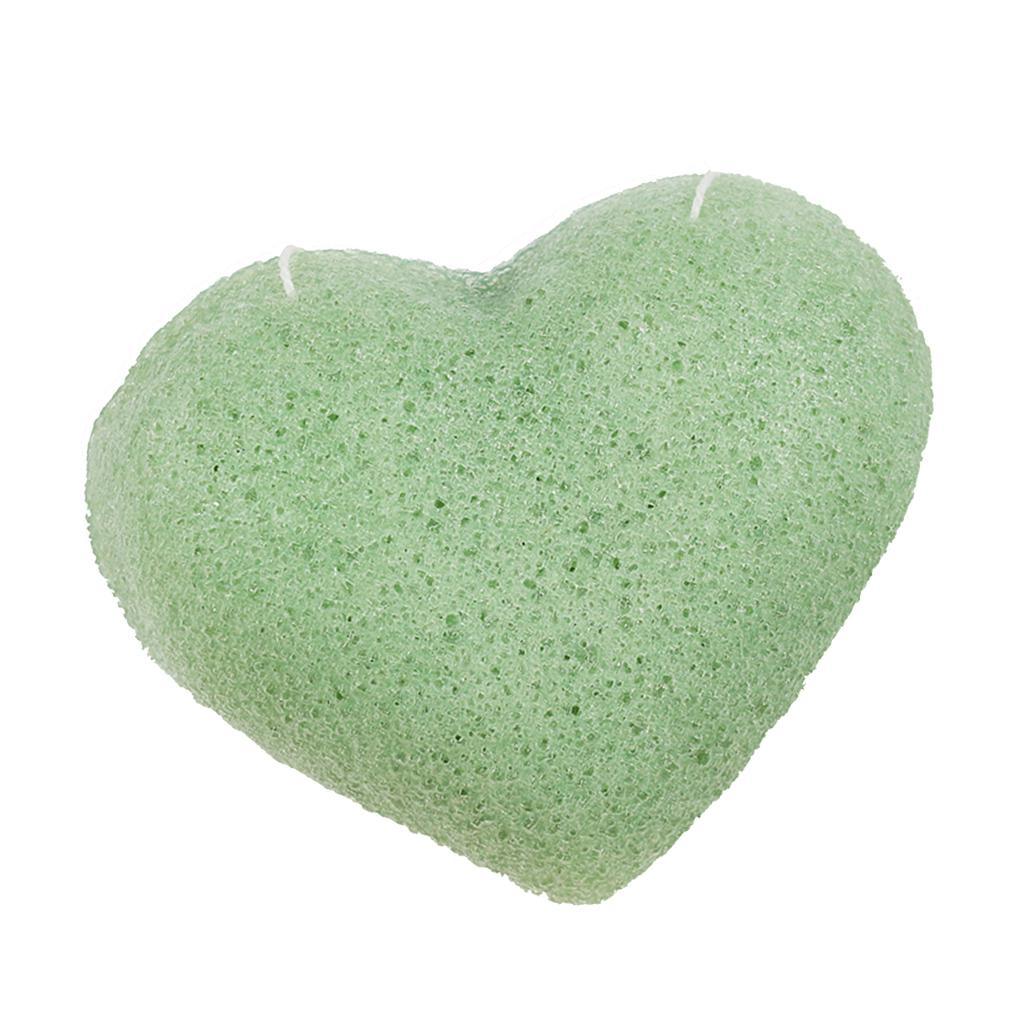 Maxbell Konjac Cleaning Sponge Puff Exfoliating Facial Sponge for Deep Clean Green - Aladdin Shoppers