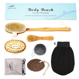 Max 1 Set Dry Brushing Body Brush Body Massage Brush for Cellulite Skin Care