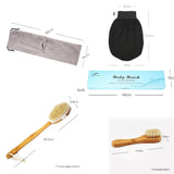 Max 1 Set Dry Brushing Body Brush Body Massage Brush for Cellulite Skin Care