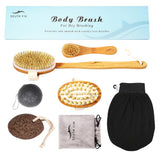 Max 1 Set Dry Brushing Body Brush Body Massage Brush for Cellulite Skin Care