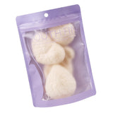 Max Set of 4 Pieces Konjac Deep Pore Cleansing Sponge Pad Puff for Face Body White