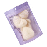 Max Set of 4 Pieces Konjac Deep Pore Cleansing Sponge Pad Puff for Face Body White