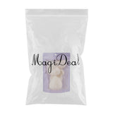 Max Set of 4 Pieces Konjac Deep Pore Cleansing Sponge Pad Puff for Face Body White