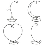 Max Black Eyeglass Holder Stand Glasses Display Rack with Hook Home Decor 01