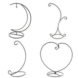 Max Black Eyeglass Holder Stand Glasses Display Rack with Hook Home Decor 01