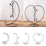 Max Black Eyeglass Holder Stand Glasses Display Rack with Hook Home Decor 01