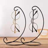 Max Black Eyeglass Holder Stand Glasses Display Rack with Hook Home Decor 04