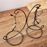 Max Black Eyeglass Holder Stand Glasses Display Rack with Hook Home Decor 04