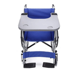 Max Wheelchair Tray Table with Two Cup Holders for Elderly Eating Reading Rest