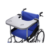 Max Wheelchair Tray Table with Two Cup Holders for Elderly Eating Reading Rest