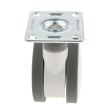 Max 3" Flexible Silent Brake Hospital Bed Caster Wheels Solid Medical Tyre Flat