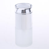 Max 3 Piece 20ml Frosting Glass Refillable Empty Pump Spray Bottle 01 Silver Cap