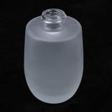 Max 2 Pieces 50ml Frosting Glass Refillable Empty Pump Spray Bottle Black