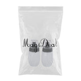 Max 2 Pieces 50ml Frosting Glass Refillable Empty Pump Spray Bottle Black