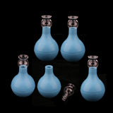 Max 5 Pieces Glass Silicone Anti Cellulite Massage Vacuum Cupping Cups Set 2cm